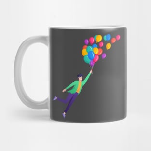 Happy with Balloons Mug